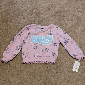 Bluey Kids' Lavender Sweatshirt